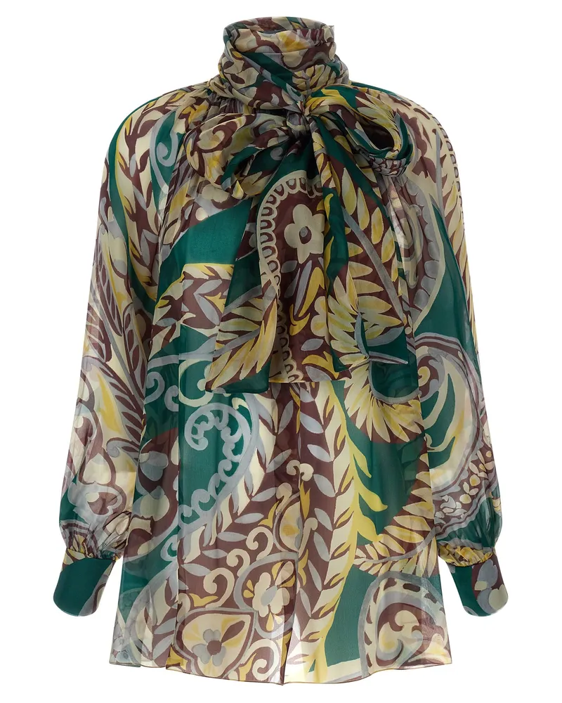 Etro Paisley Print Bluse Multicolor