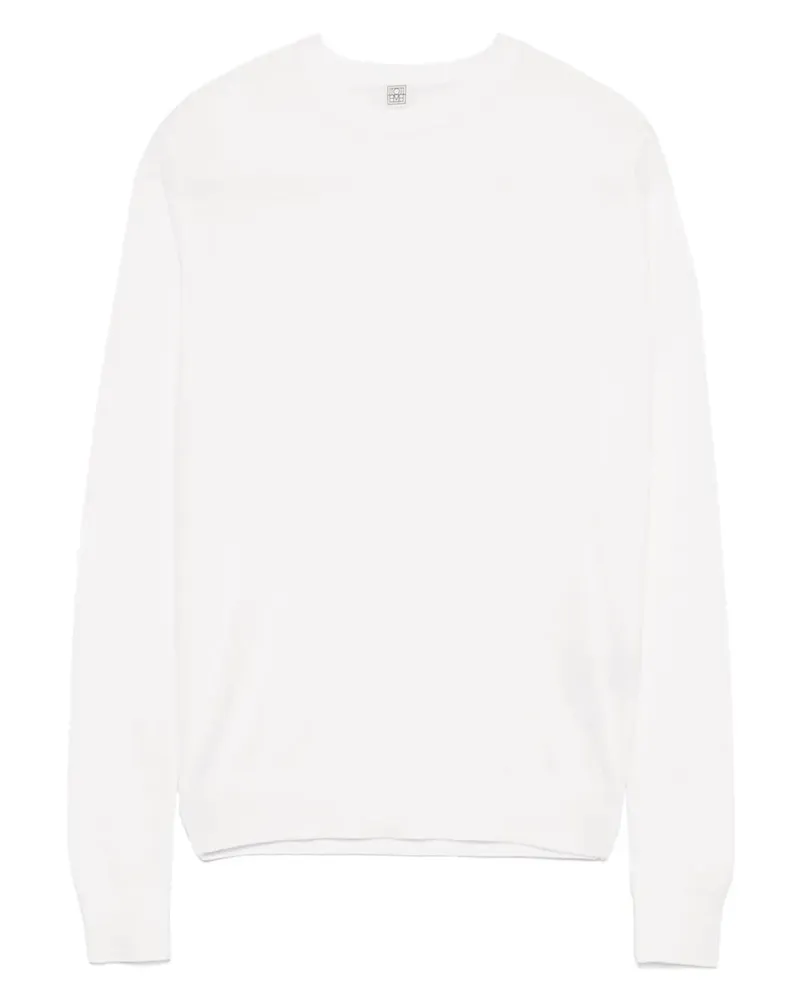 Totême Crewneck Top Ecru