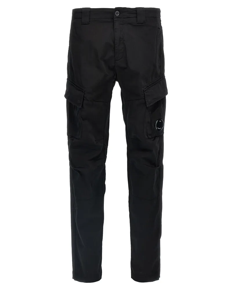 C.P. Company C.P. Firma Lente Cargo Hosen Black