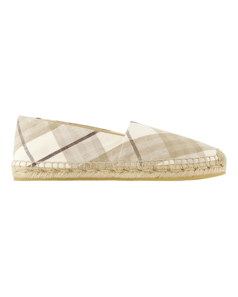 Burberry Lf mews espadrilles  linen beige Beige