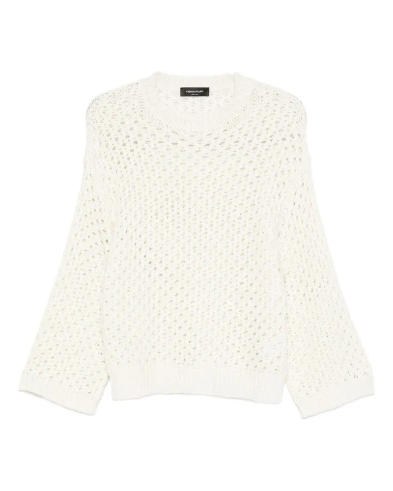 Fabiana Filippi Pullover aus Wollmischung von Beige