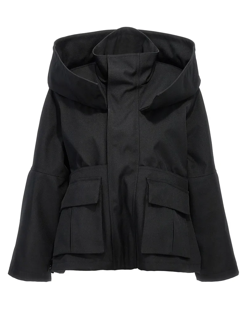 Balenciaga Übergroße Jacke Schwarz