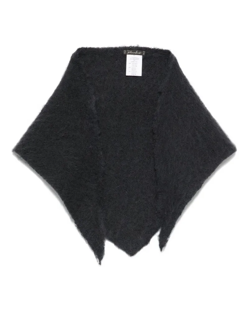 Faliero Sarti Kat Foulard aus Wolle und Kaschmir Grey