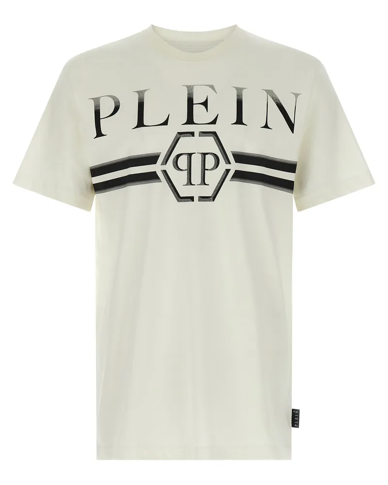 Philipp Plein Stripes' T -Shirt White