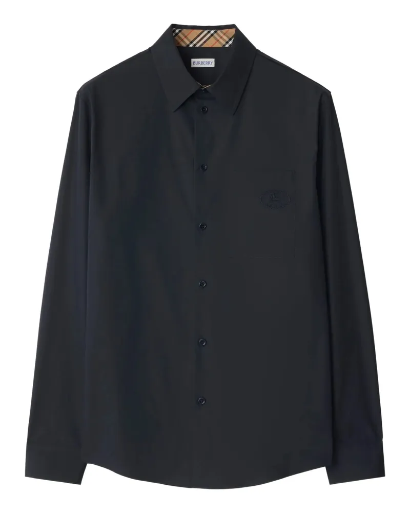 Burberry Baumwollhemd Blue