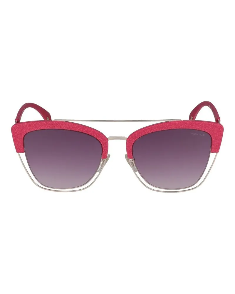 Police Sonnenbrille Polizei spl618 8 ffx glänzendes graues gold /19 /140 8ffx