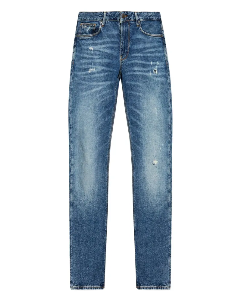 Emporio Armani Denim Cotton Jeans Blue
