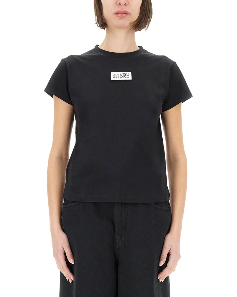 Maison Margiela T -Shirt in Cotone Black
