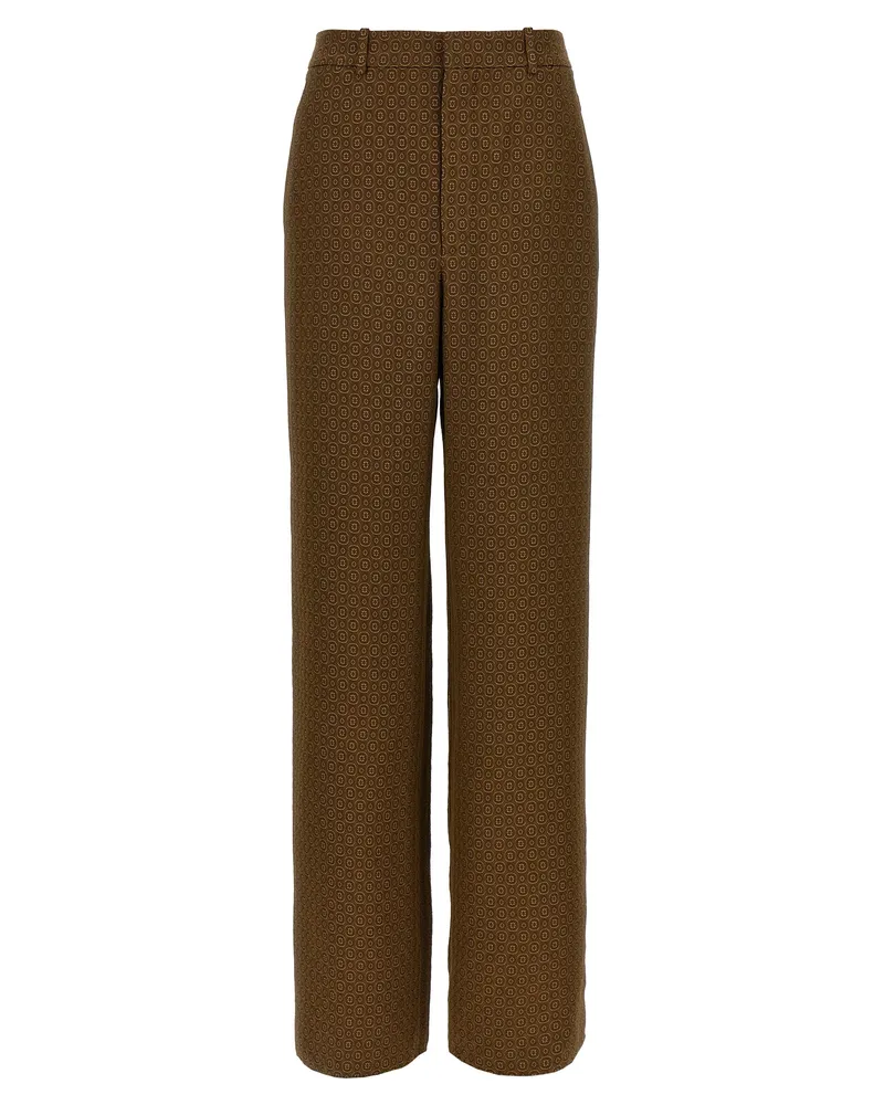 Saint Laurent Twillhose „Medaglioni Beige