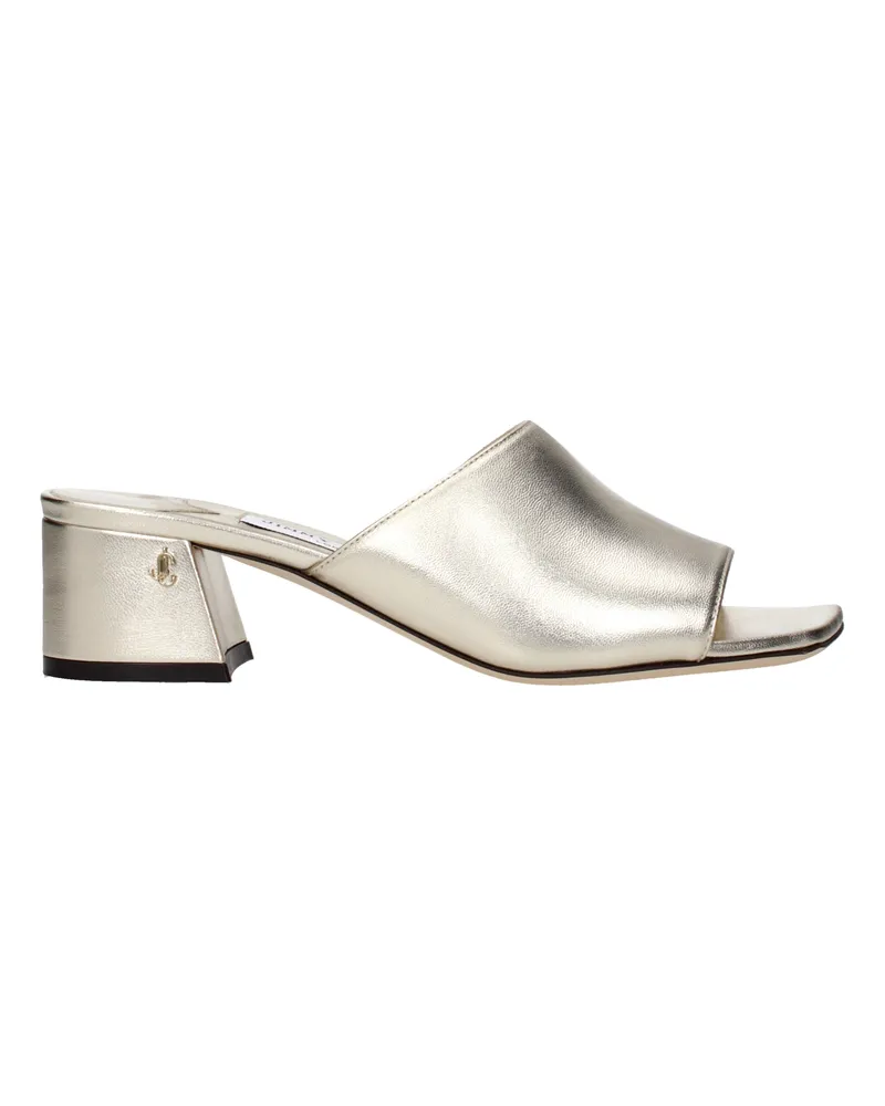 Jimmy Choo Skylah Damens Sandalen Gold/Champagner Leder -