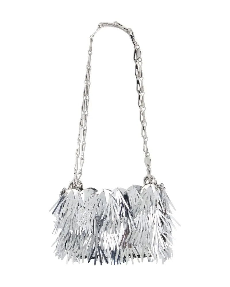 Paco Rabanne Umhängetasche  synthetisches Silber Silber