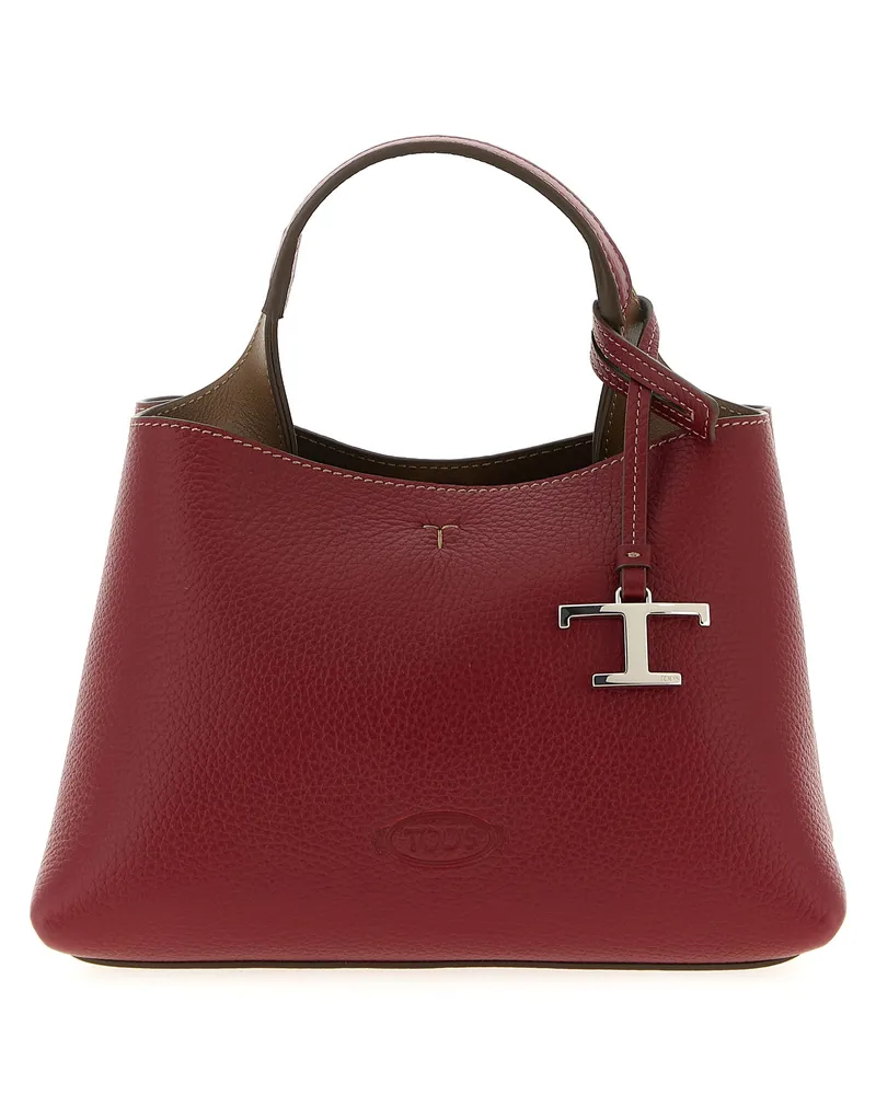 TOD'S Tod 's Mikrolederhandtasche Red