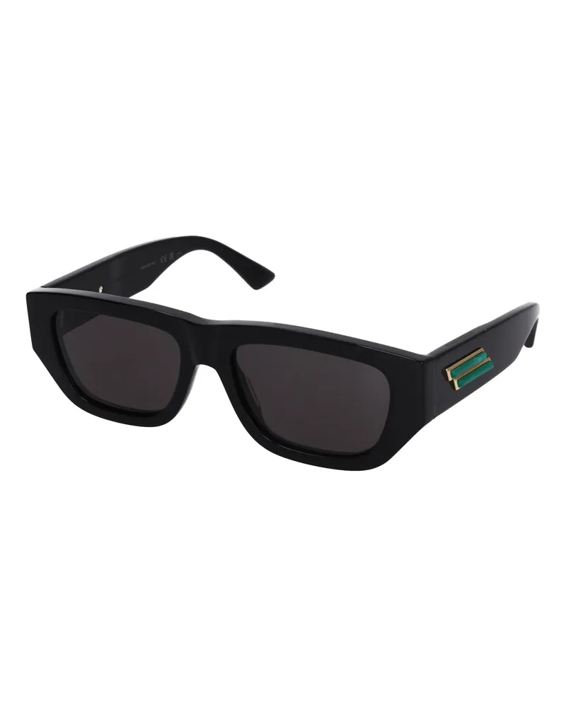 Bottega Veneta Damens Sonnenbrille Acetat Schwarz/Grau -