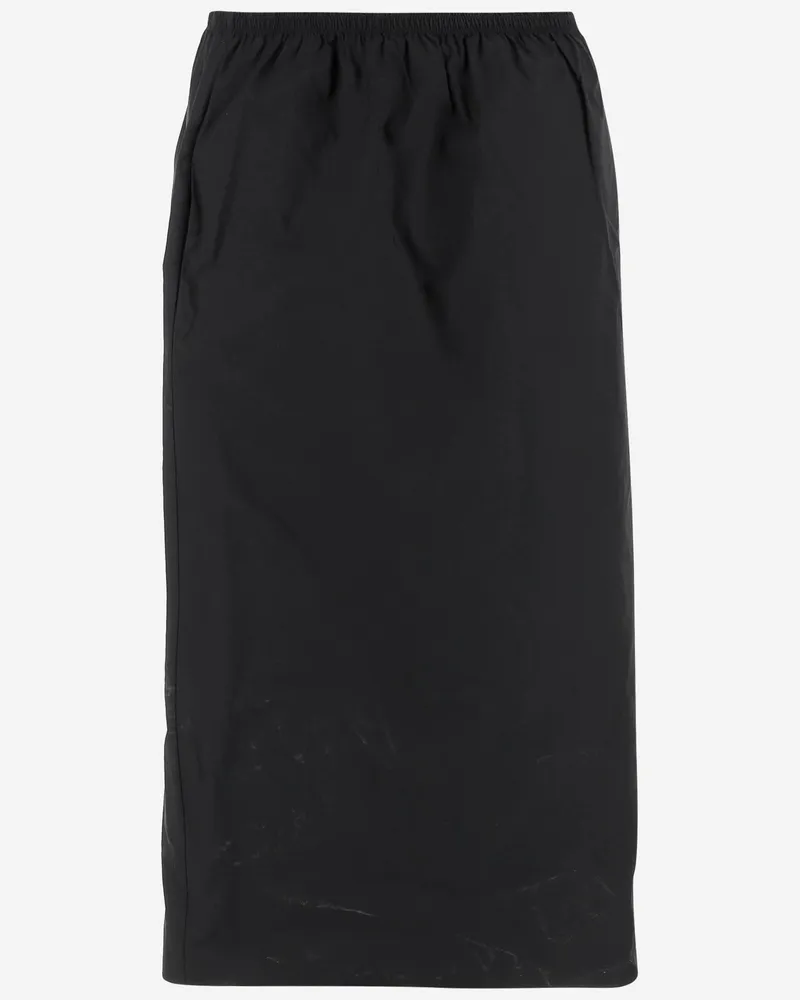 Carven Seidenmischrock Black
