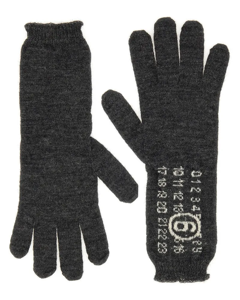 Maison Margiela Wollhandschuhe Grey