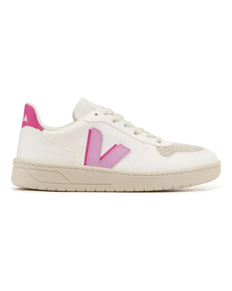 VEJA Sneaker V 10 Weiß/Orchidee/Ultraviolett Rose