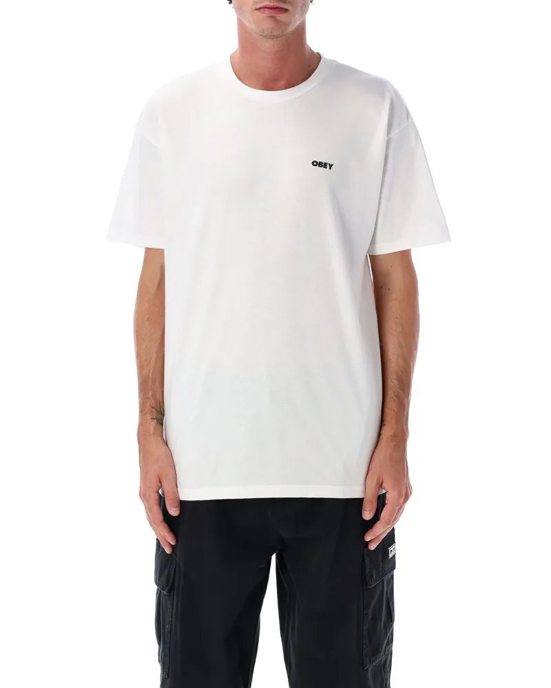 Obey Gehorchen T -Shirts und Polos weiß White