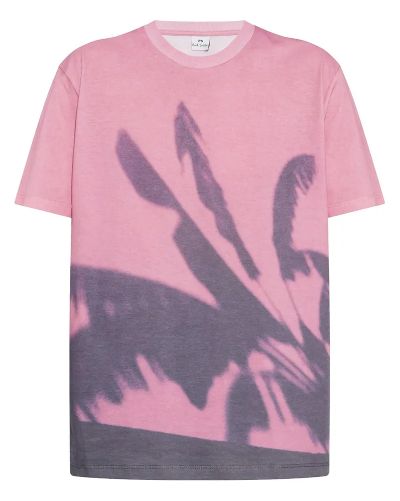 Paul Smith Melrose Cotton T -Shirt Pink
