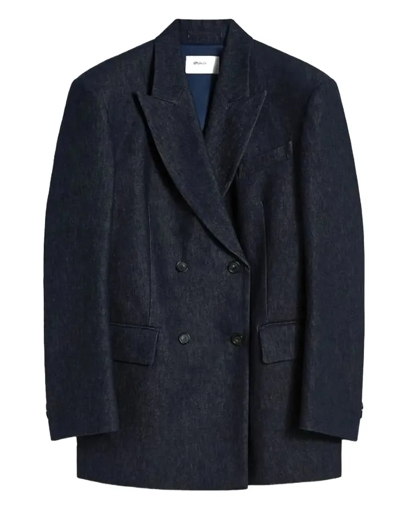 SPORTMAX Zweireihiger Blazer Blu
