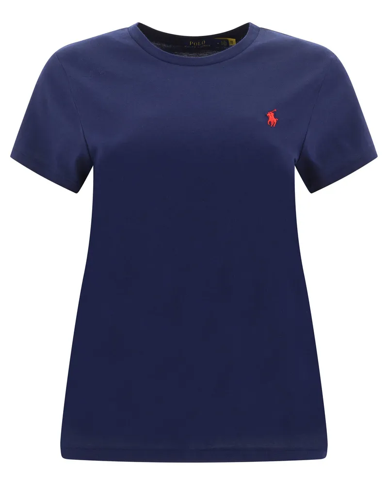 Ralph Lauren T-Shirt aus Baumwolljersey Blue