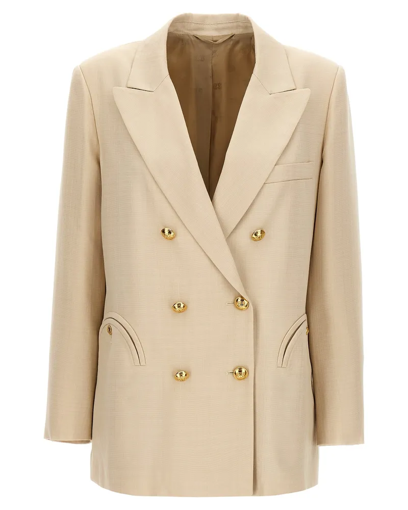 Blazé Milano Blazé Milano 'Sheena jeden Nacht' Blazer Beige