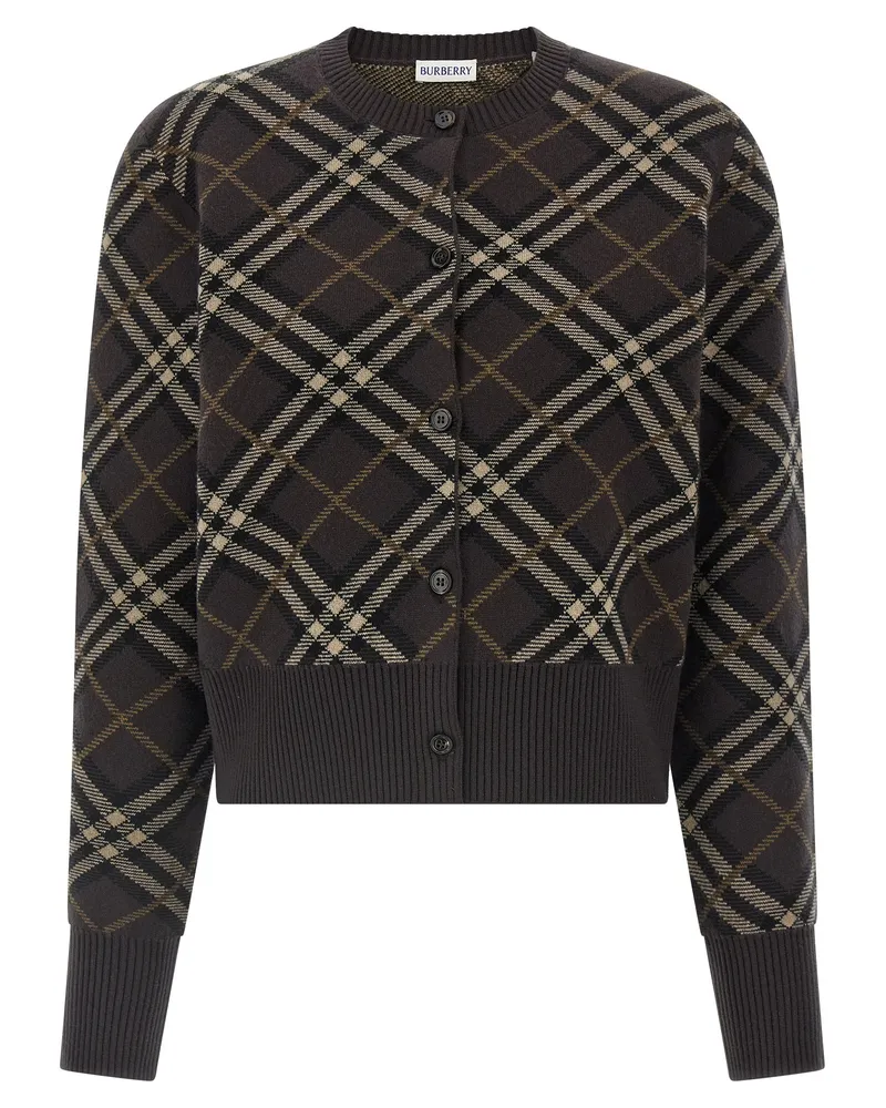 Burberry Georgette' Cardigan Brown