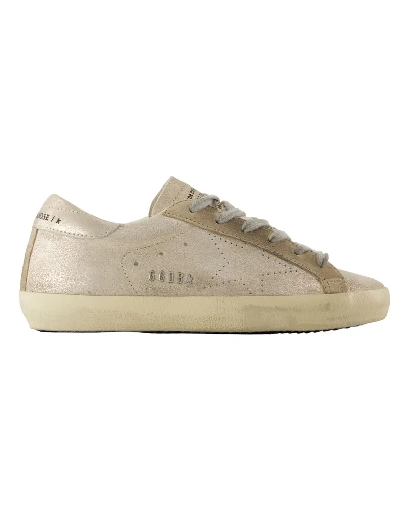 Golden Goose Super Star -Sneaker  Deluxe Marke Leder beige Beige