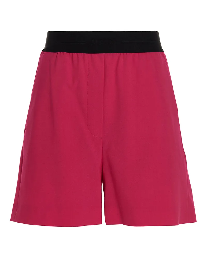 MSGM Woll -Bermuda -Shorts Fuchsia