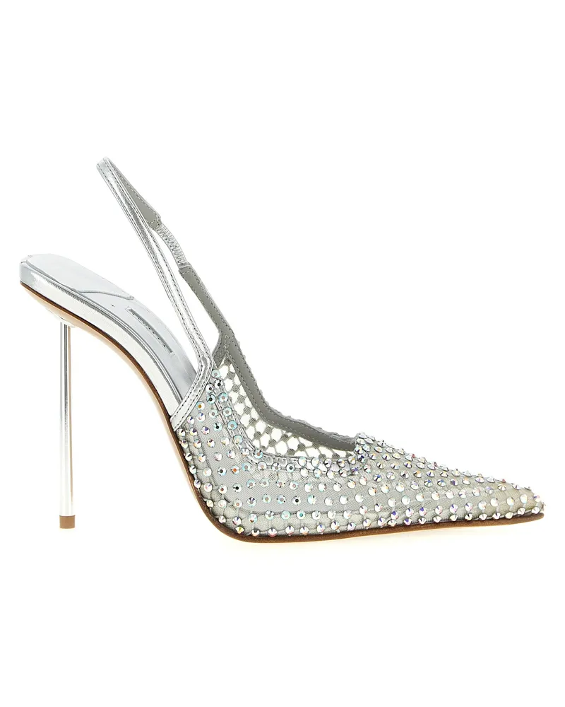 Le Silla Slingback „Gilda Silver