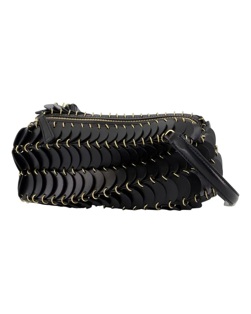 Paco Rabanne Crossbody  Leder schwarz Schwarz