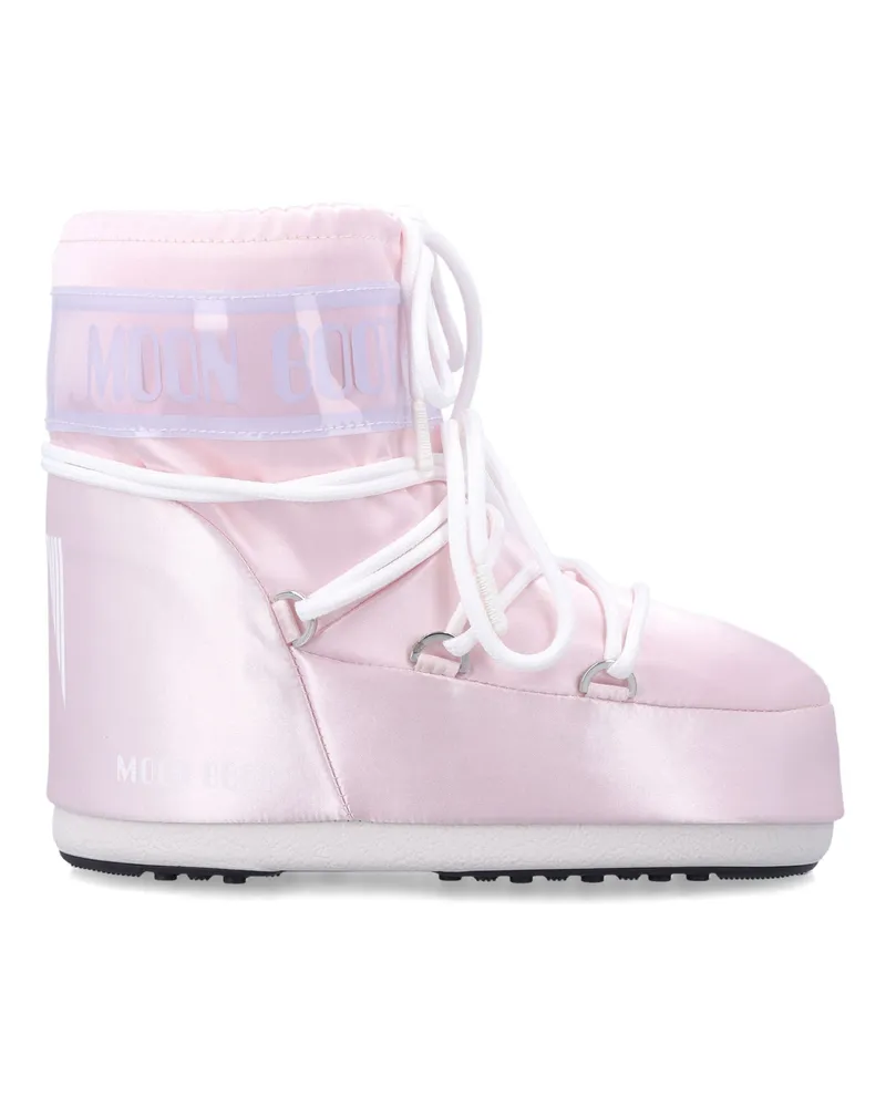 Moon Boot Flache Schuhe Rosa Pink