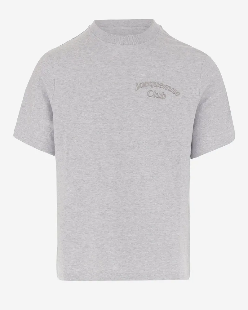 Jacquemus Baumwolltrikot -T -Shirt Grey
