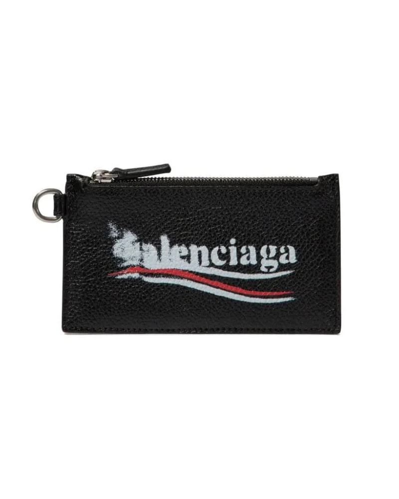 Balenciaga Lederkartenkoffer Black