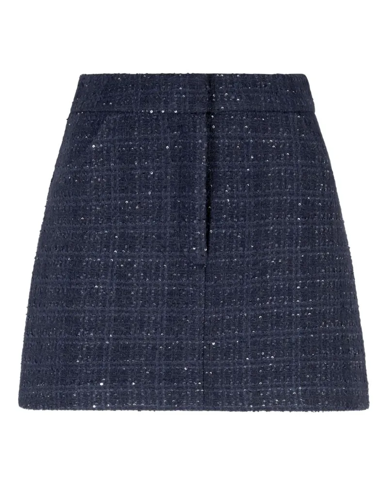 Emporio Armani Wolle Mischungsrock Blue