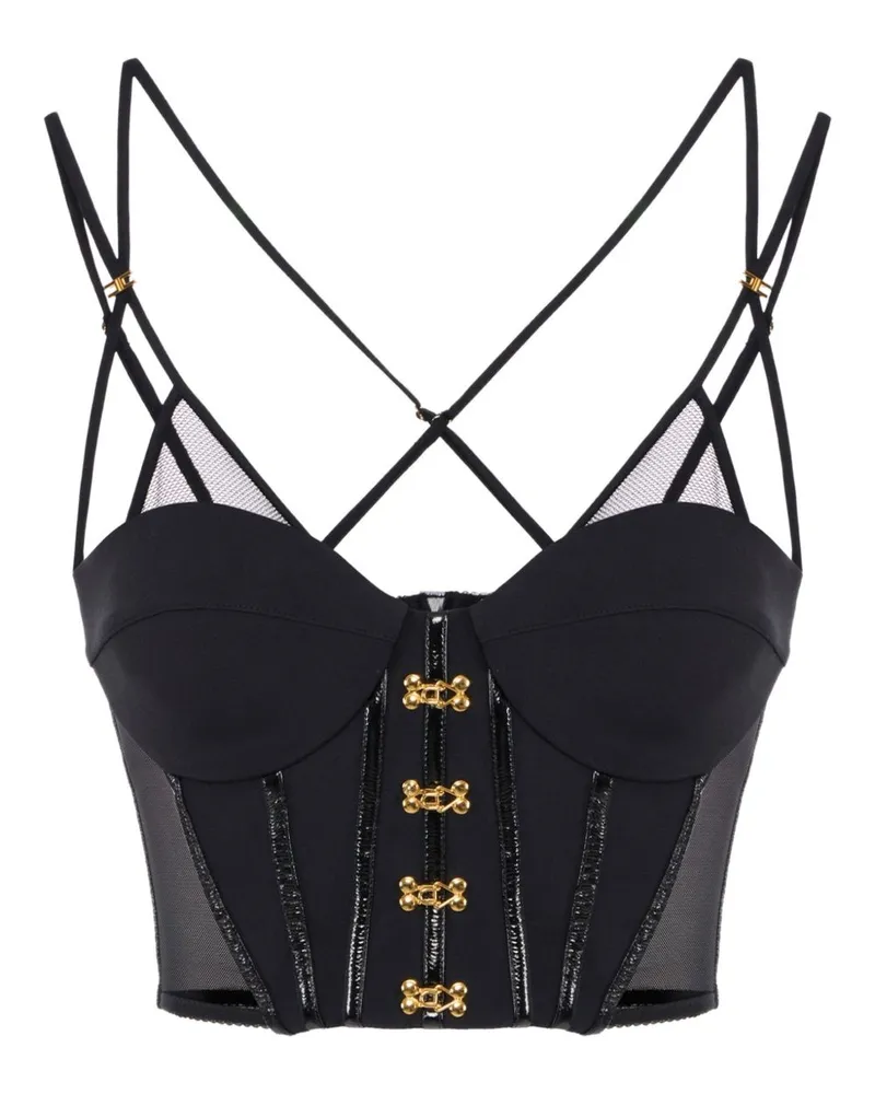 Elisabetta Franchi Top Black Black