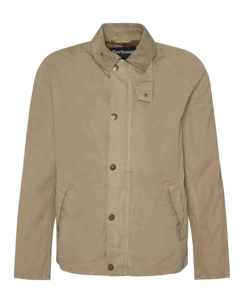 Barbour Giacca Casual Tracker gewaschener Stein gewaschen Grey