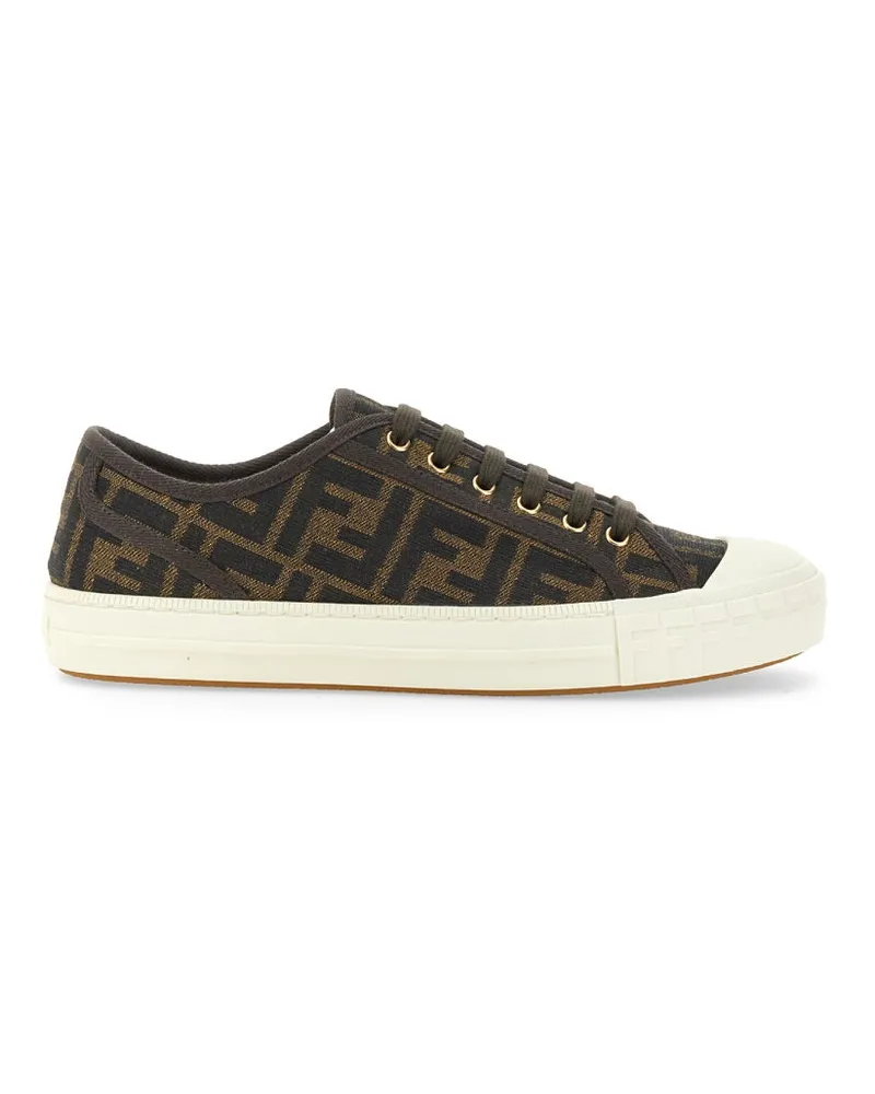 Fendi Domino" Sneaker Brown
