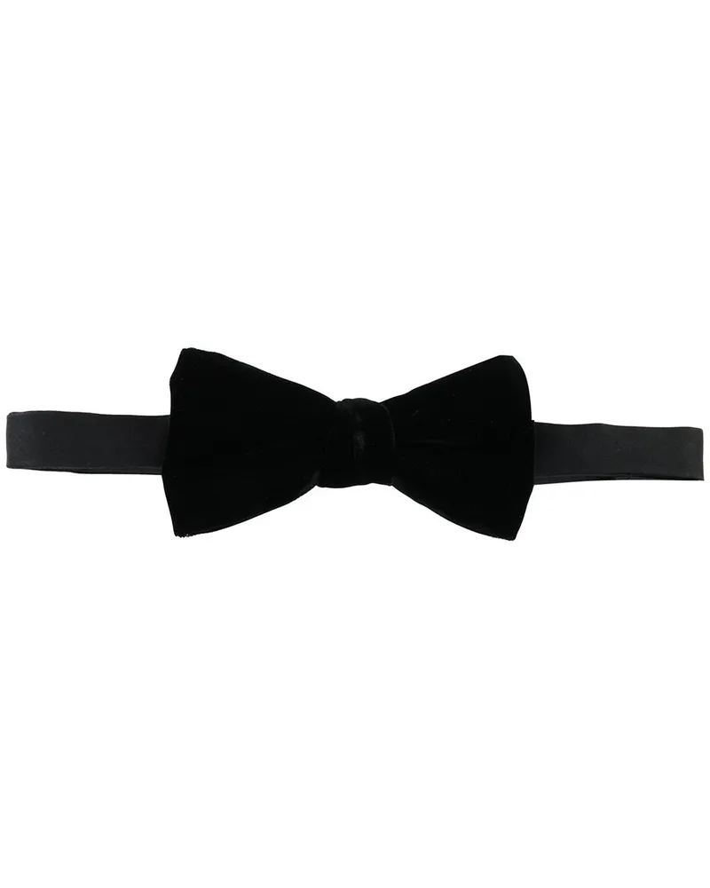 Saint Laurent Velvet Fliege Black