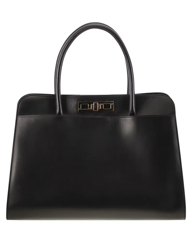 Fabiana Filippi große Handtasche mit Metallzubehör Black