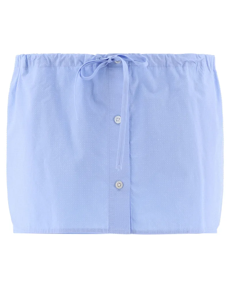 Alexander Wang Draw String Skort mit Crystal Hotfix Light