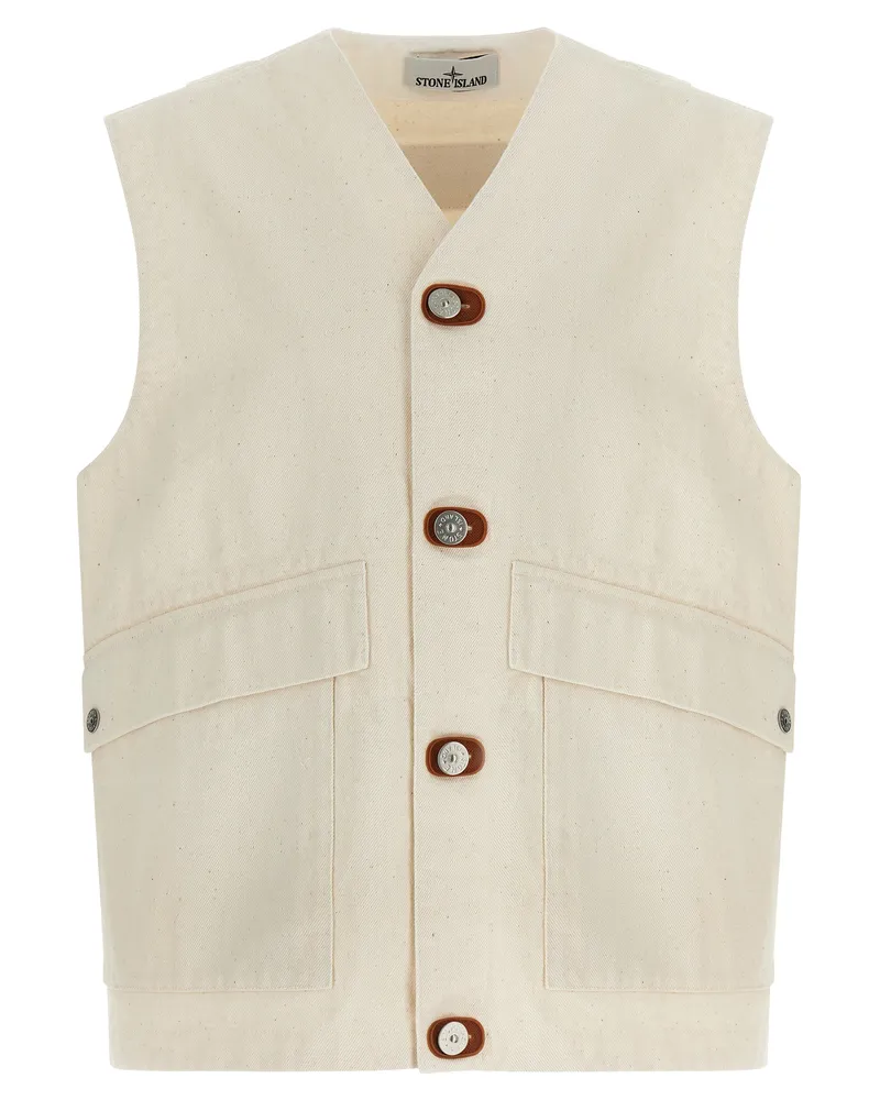 Stone Island G100012' Weste Beige