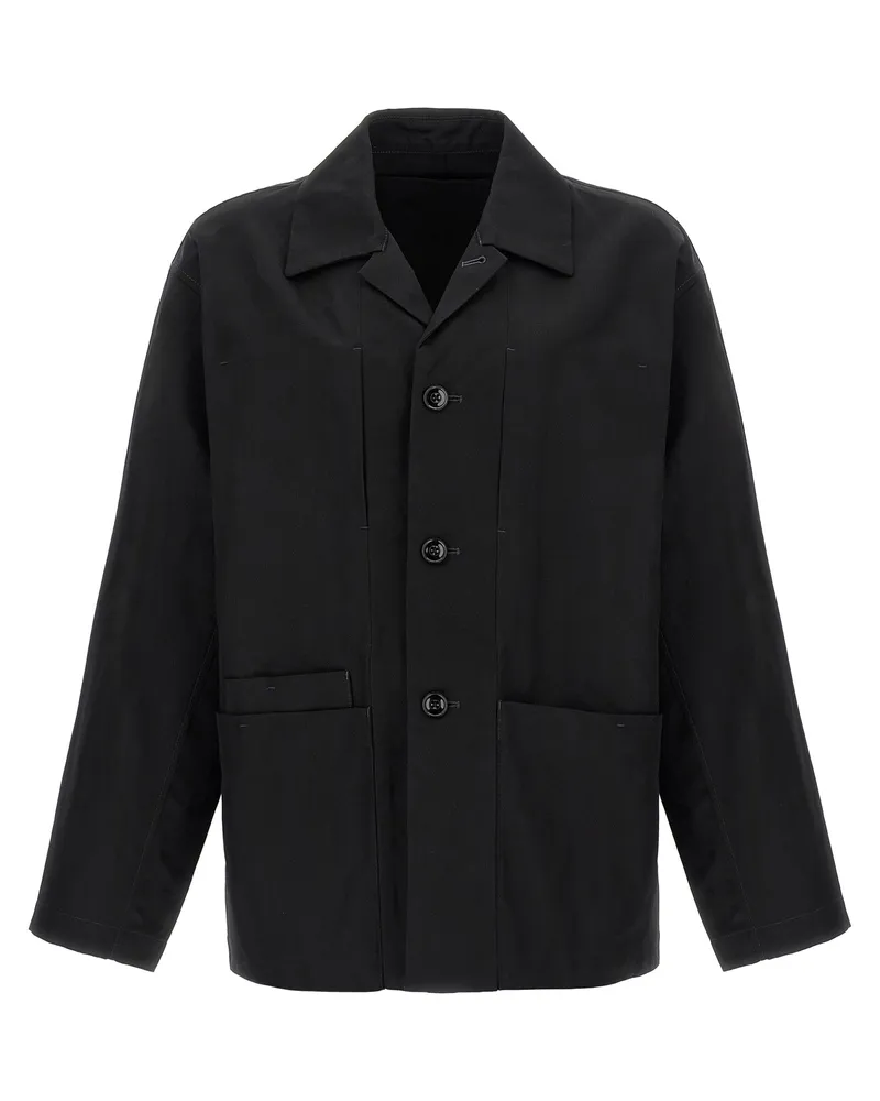 Christophe Lemaire Boxy SB Workwear'jacke Black
