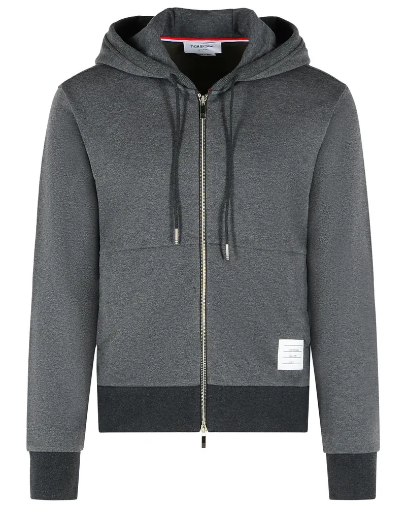 Thom Browne Graues Baumwoll-Sweatshirt Grey