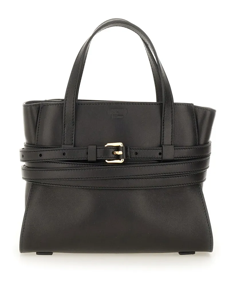 Moschino Binde Me" -Tasche klein Black