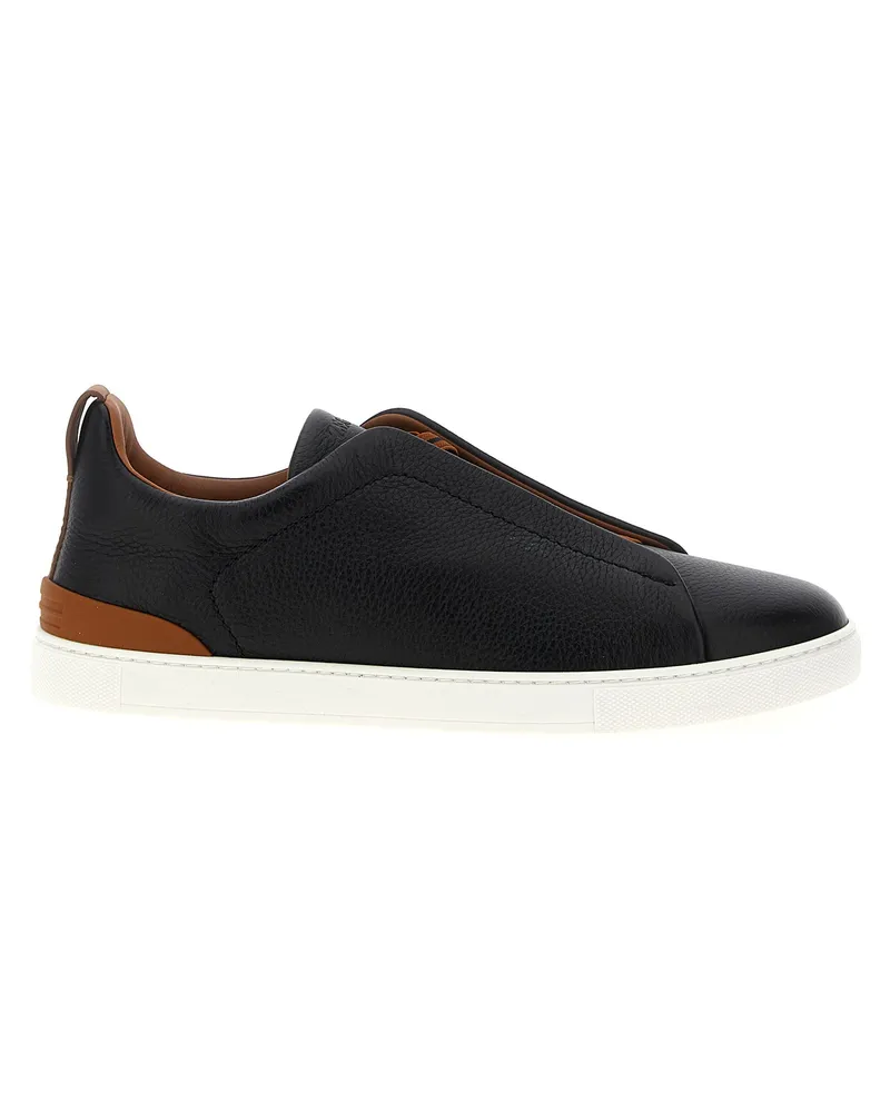 Ermenegildo Zegna Triple Stitch' Sneakers Black