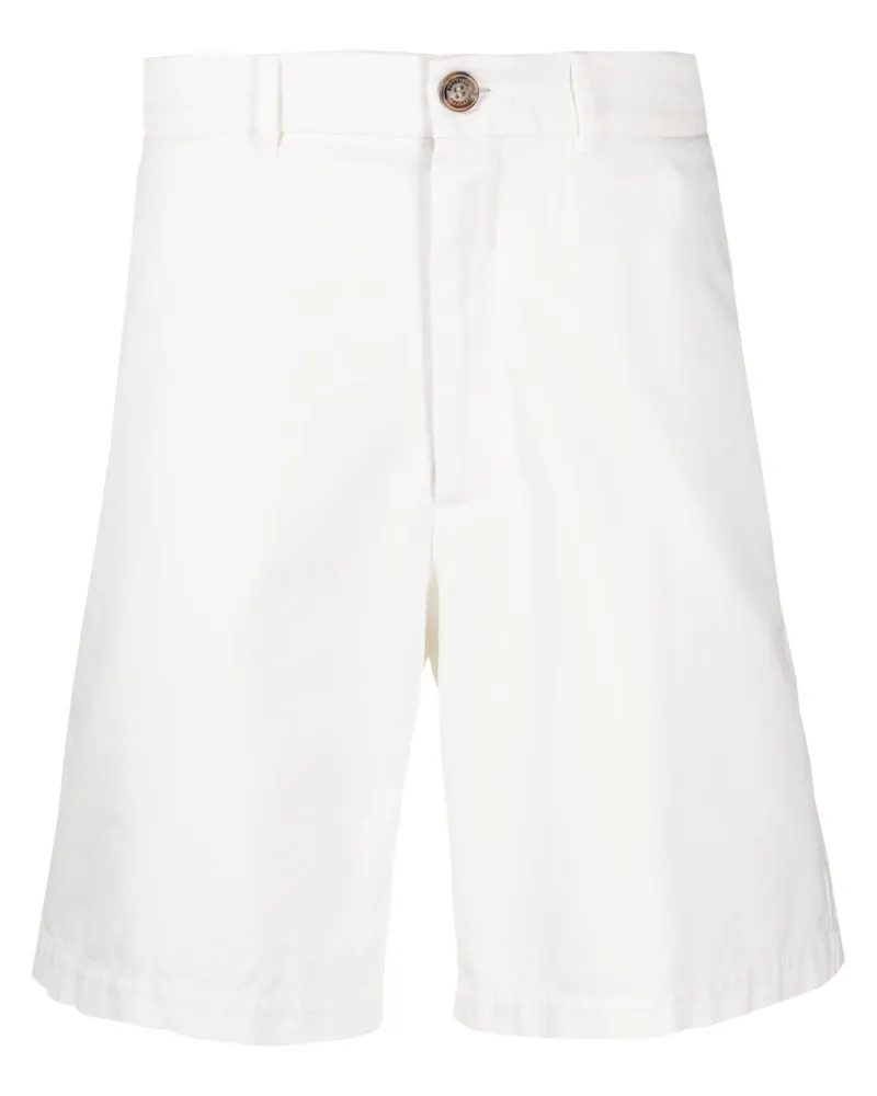 Brunello Cucinelli Cotton Bermuda Shorts White