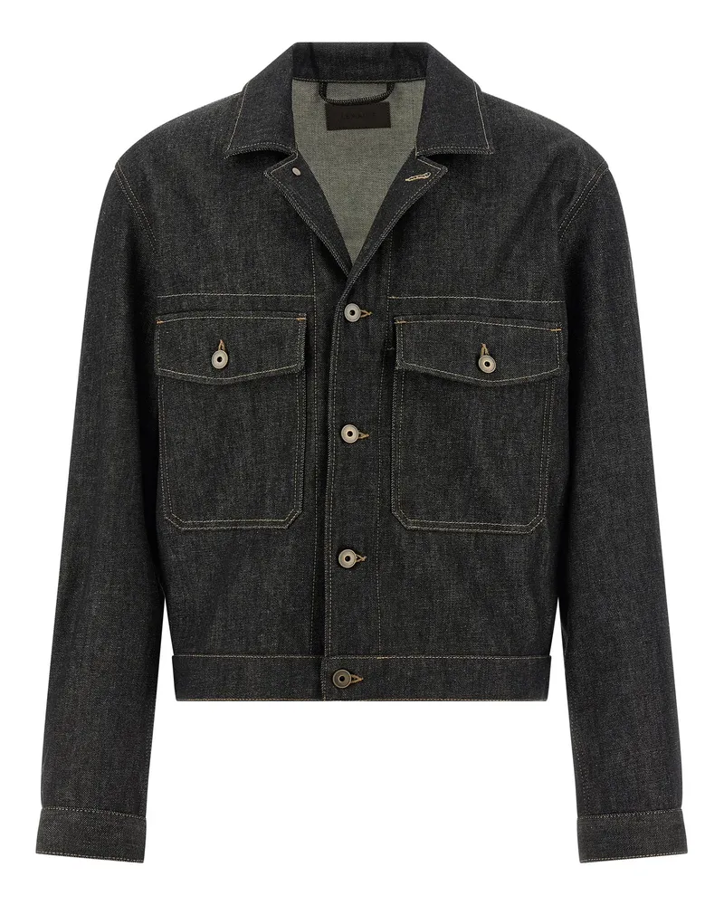 Christophe Lemaire Trucker“-Jacke Blue