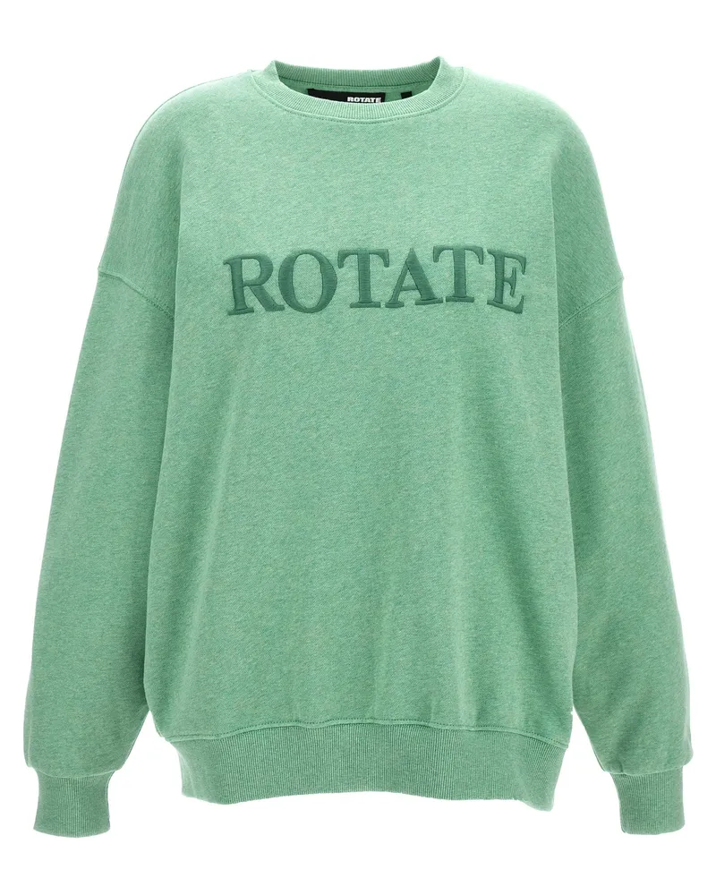 ROTATE Birger Christensen Dreh Birger Christensen 'Logo Crewneck' Sweatshirt Green
