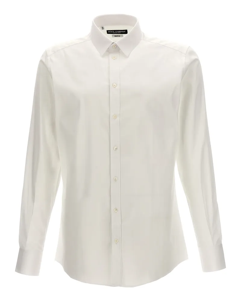 Dolce & Gabbana Logo Stickhemd White