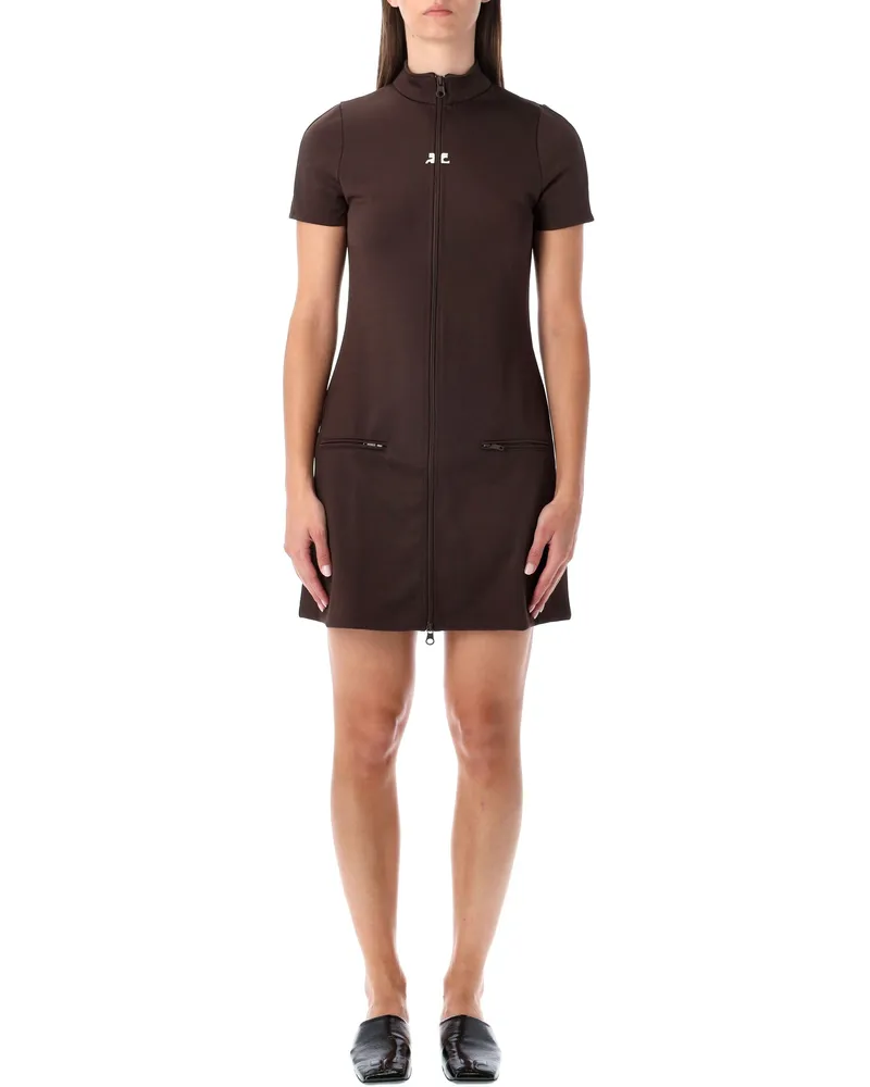 Courrèges Kleider braun Brown